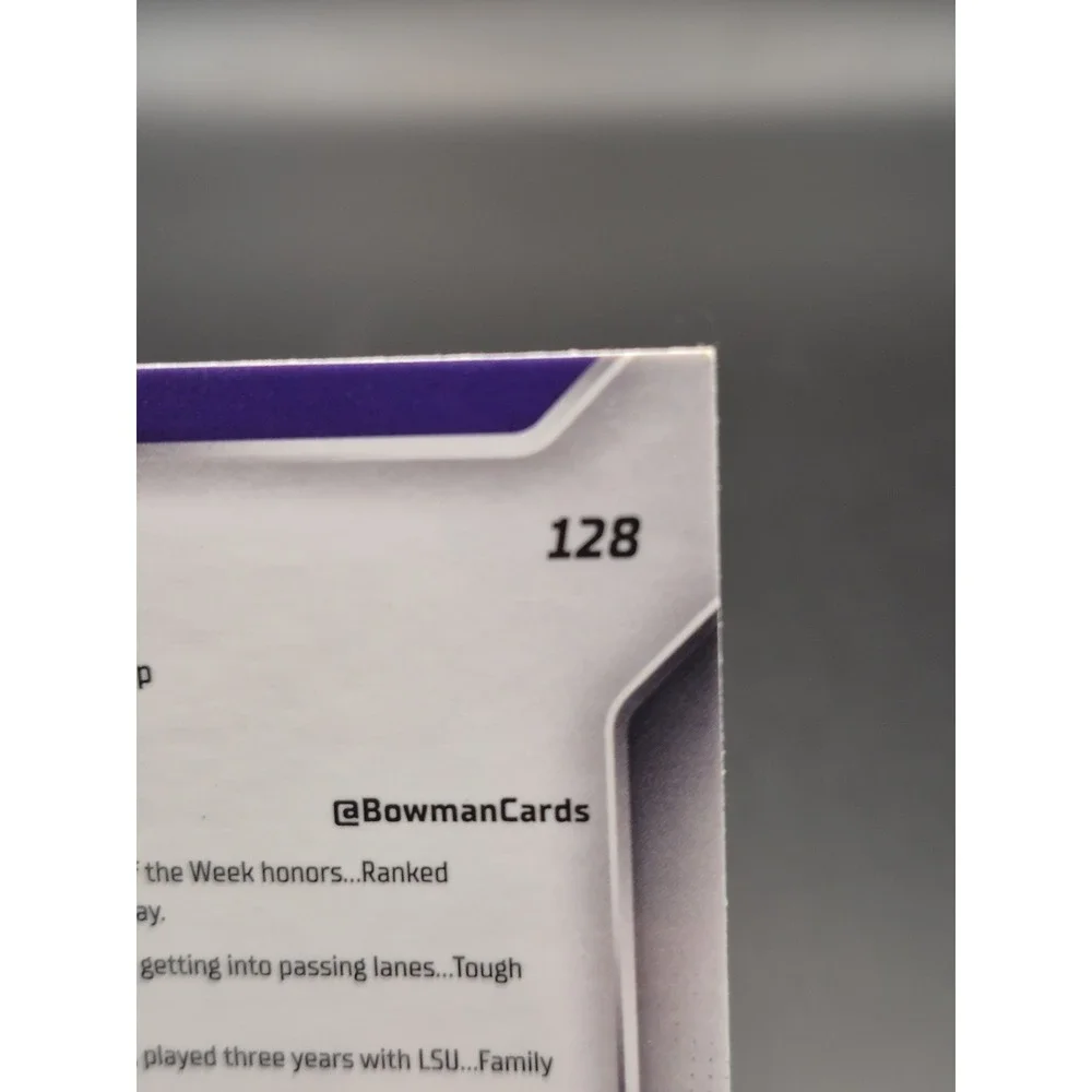 2025 Bowman U Chrome Football Whit Weeks Lime Green /275 LSU Tigers